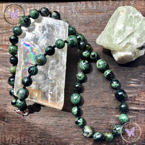 Kambaba Jasper & Onyx Necklace